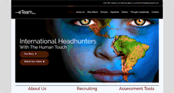 Desktop Screenshot of eteamexecutivesearch.com